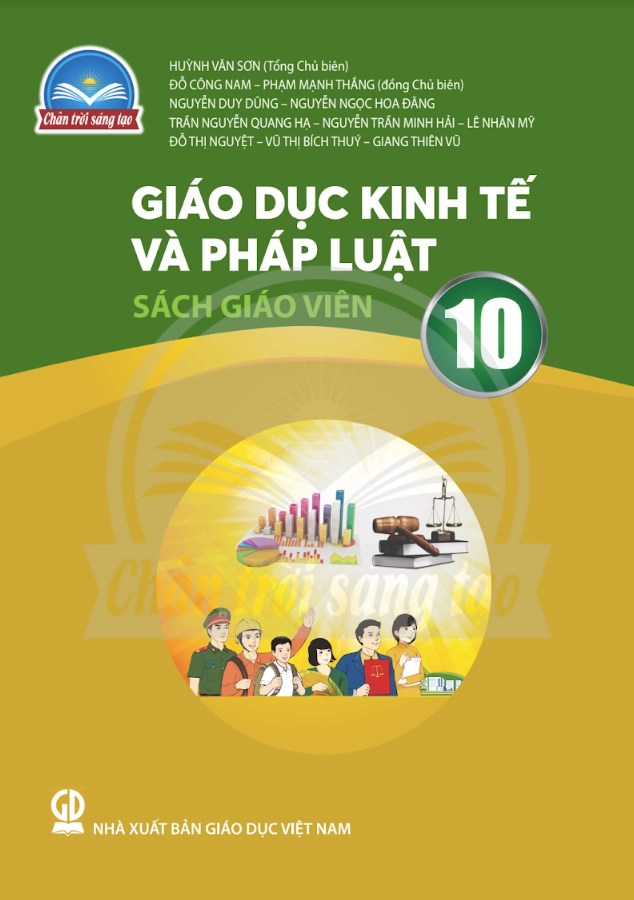 Sách giáo viên Giáo dục kinh tế và pháp luật 10 - Chân trời sáng tạo