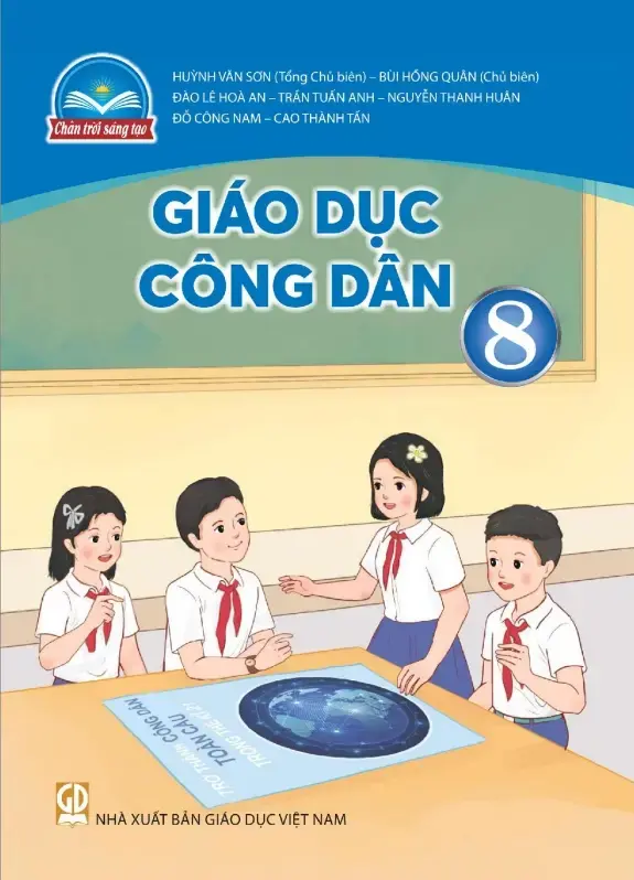 Sách giáo khoa Giáo Dục Công Dân 8: Chân Trời Sáng Tạo