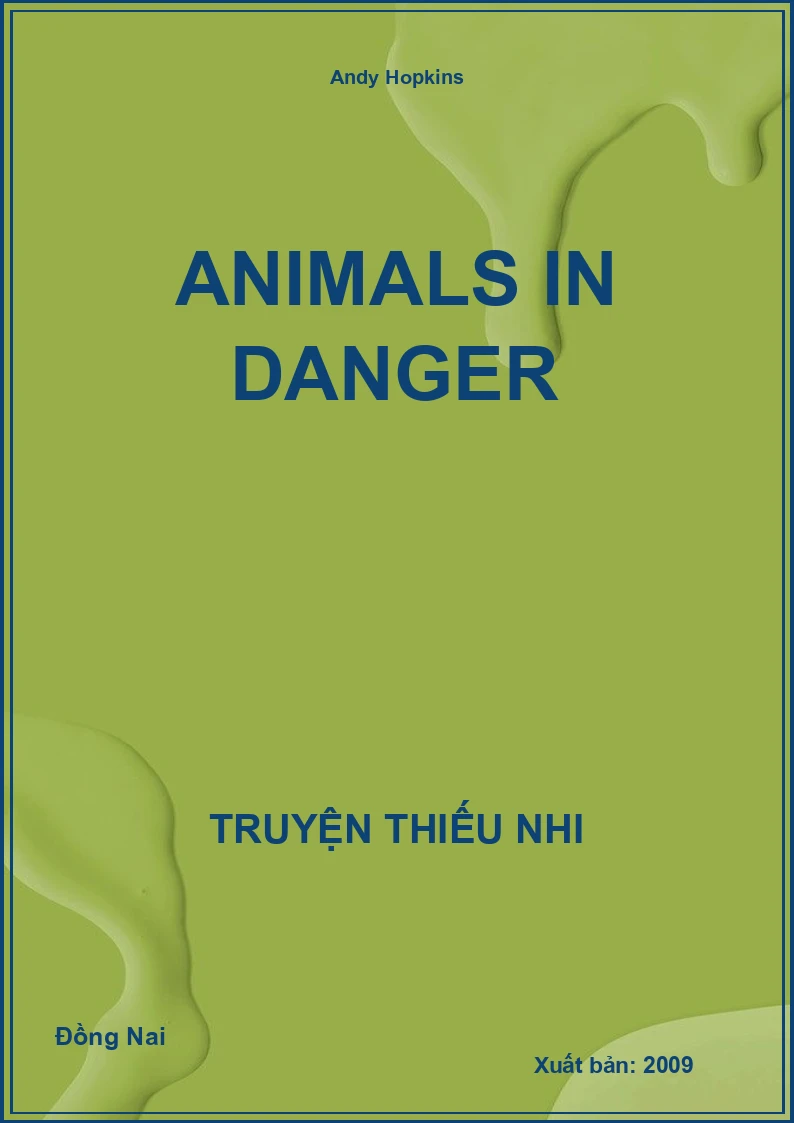 Animals In Danger