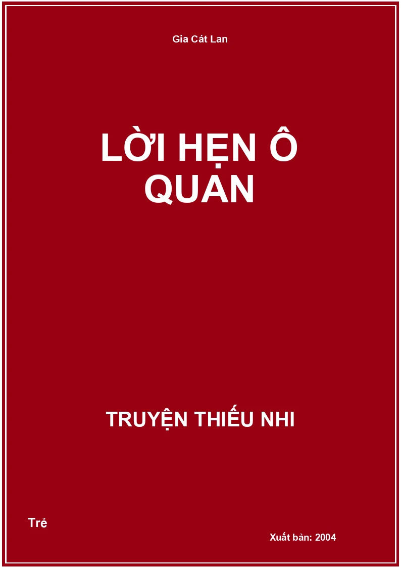 Lời Hẹn Ô Quan