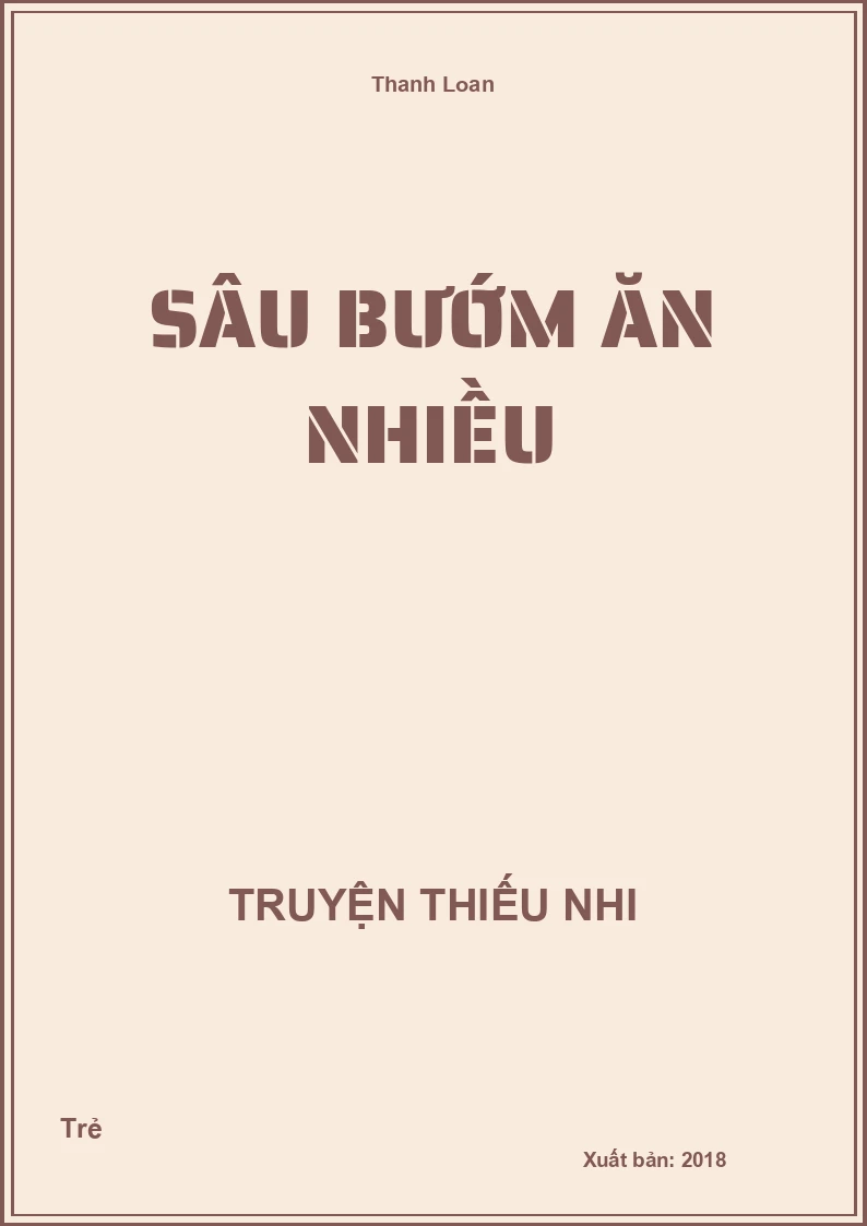 Sâu Bướm Ăn Nhiều