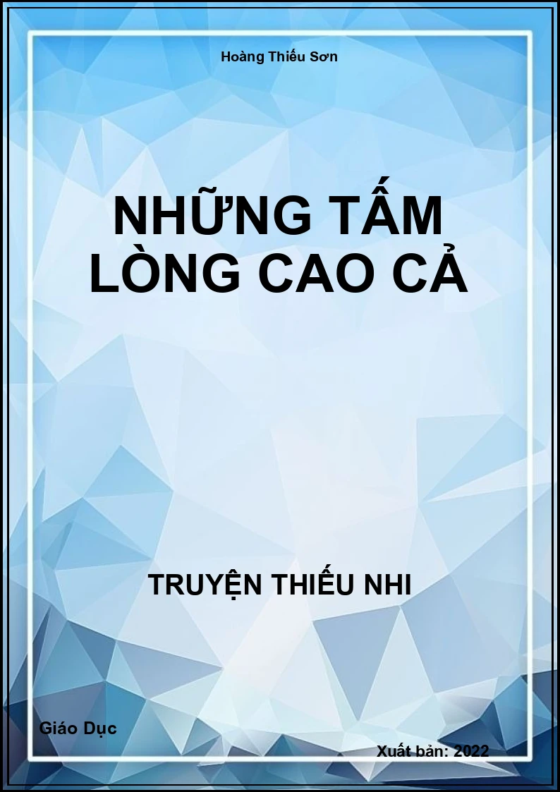 Những Tấm Lòng Cao Cả