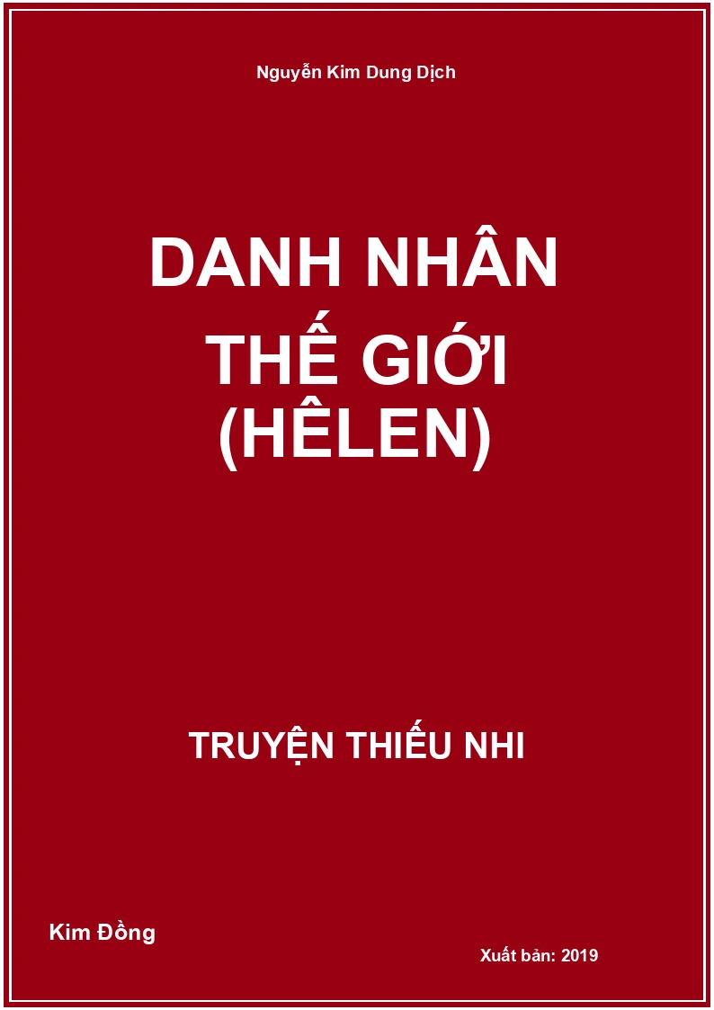 Danh Nhân Thế Giới (Hêlen)