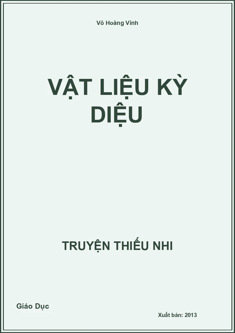 Vật Liệu Kỳ Diệu
