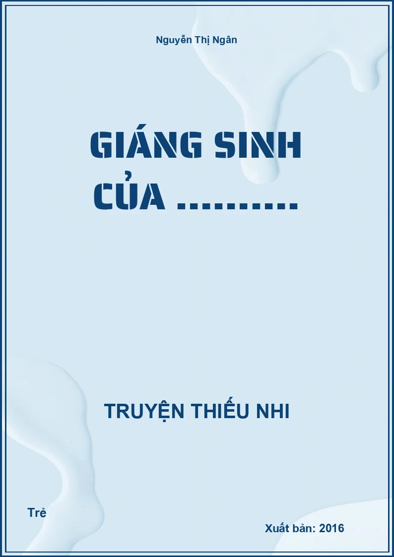 Giáng Sinh Của ……….