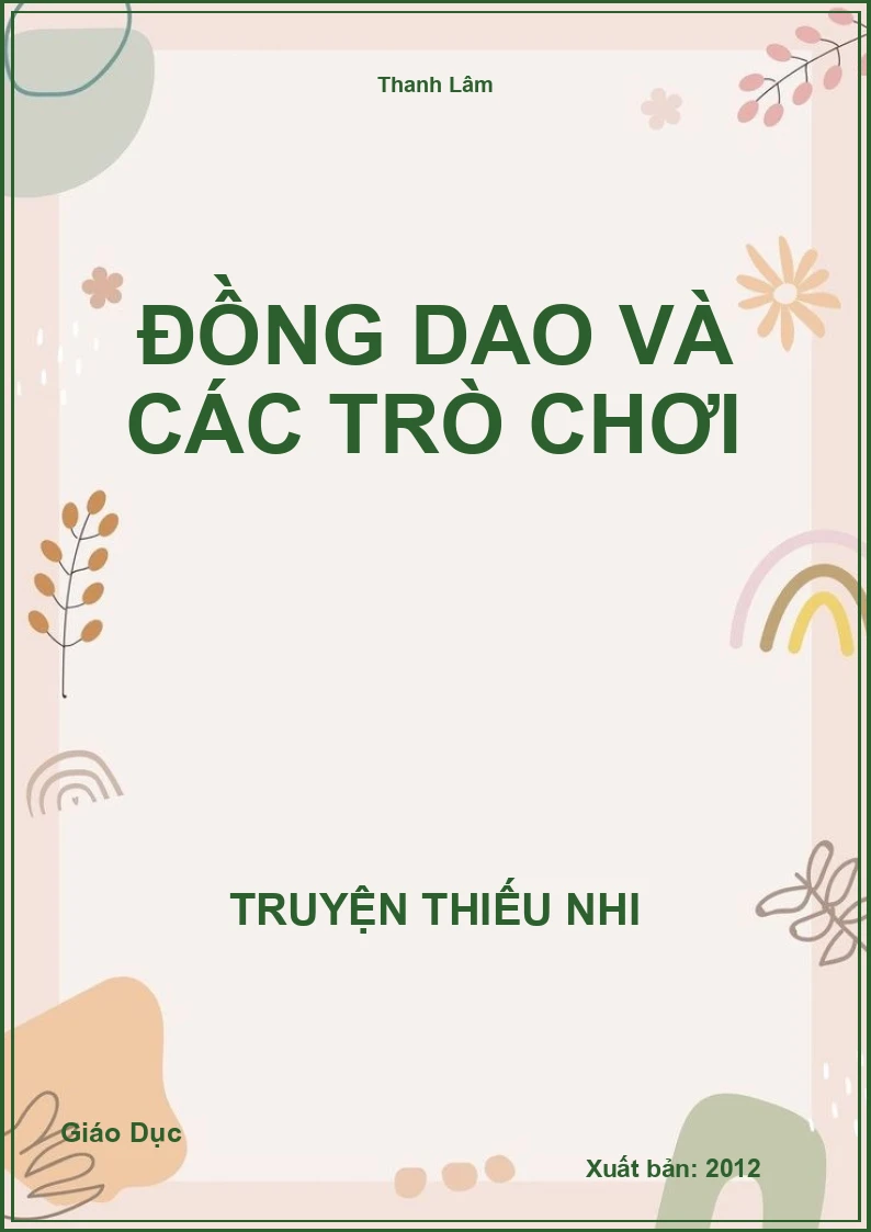 Đồng Dao Và Các Trò Chơi