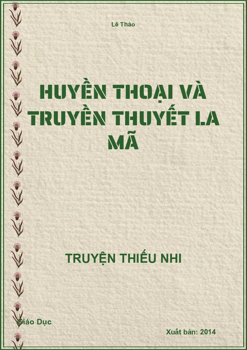 Huyền Thoại Và Truyền Thuyết La Mã