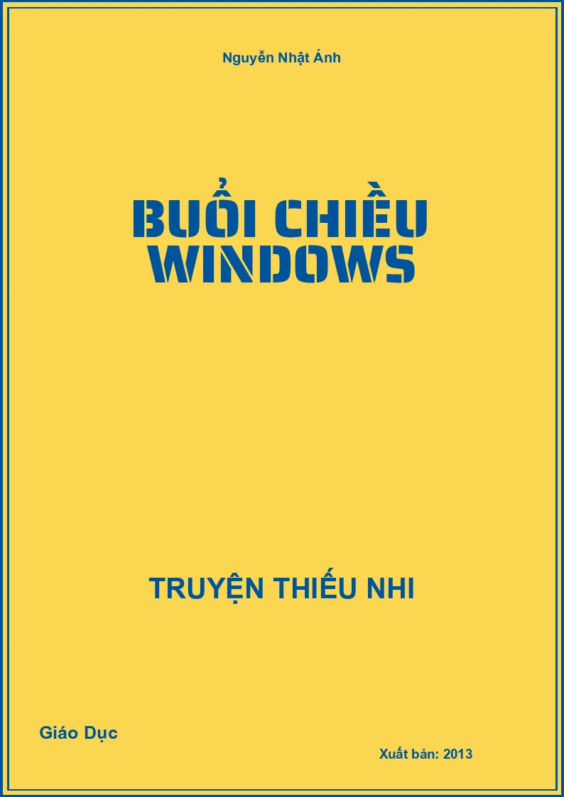 Buổi Chiều Windows