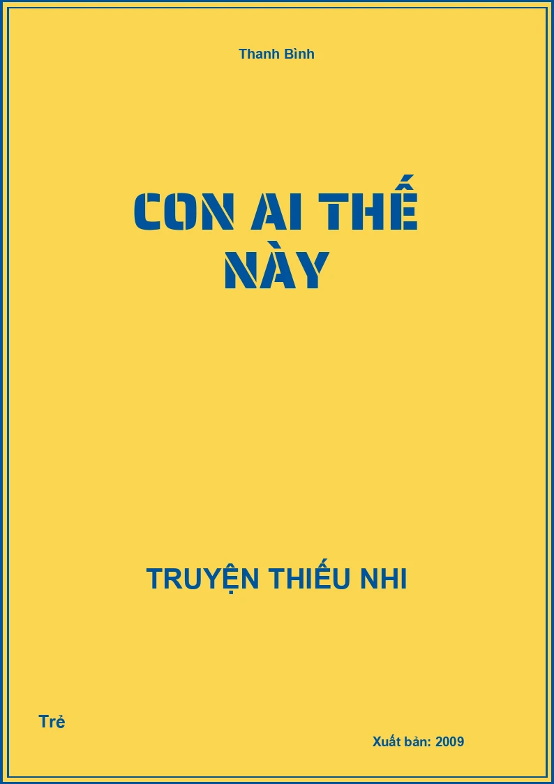 Con Ai Thế Này