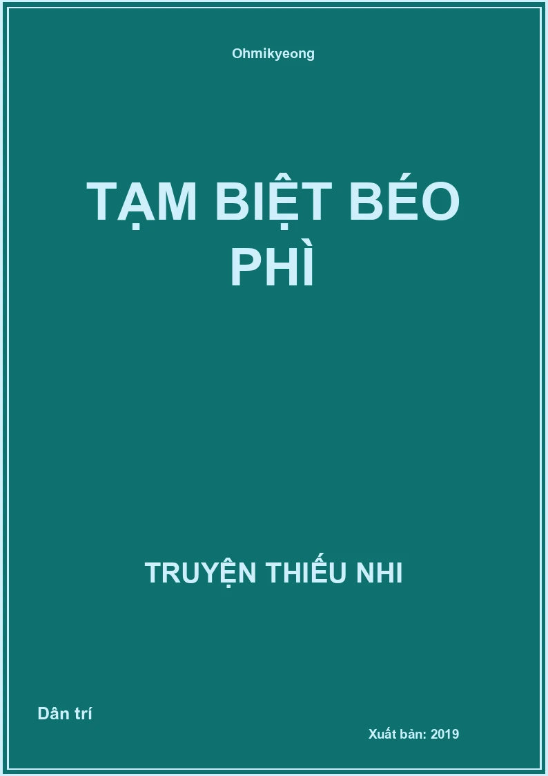 Tạm Biệt Béo Phì