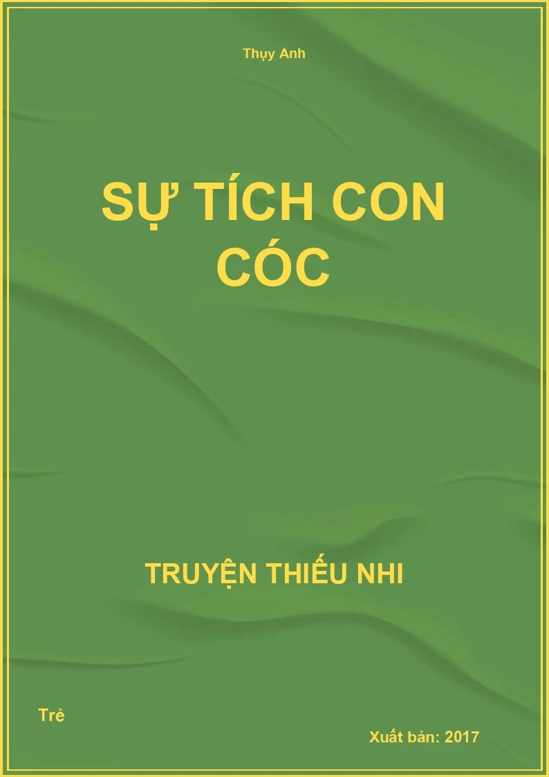 Sự Tích Con Cóc