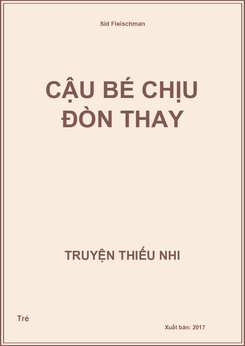 Cậu Bé Chịu Đòn Thay