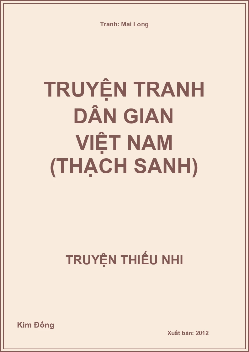 Truyện Tranh Dân Gian Việt Nam (Thạch Sanh)