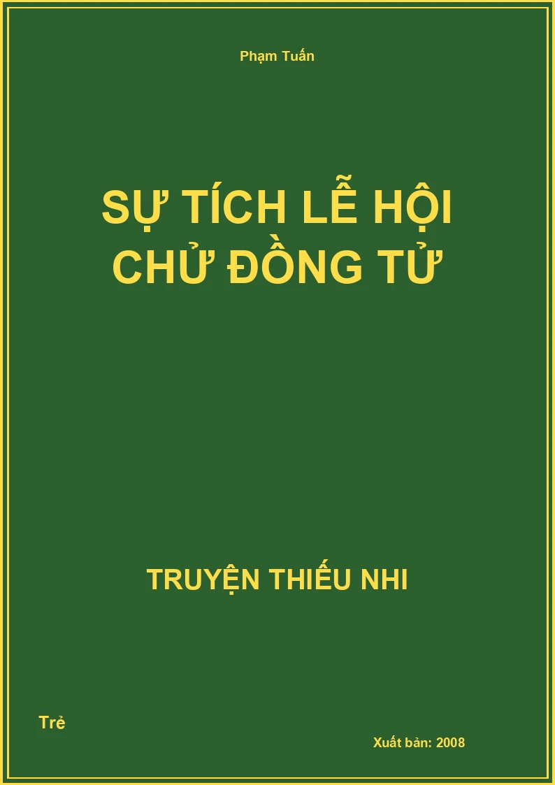 Sự Tích Lễ Hội Chử Đồng Tử