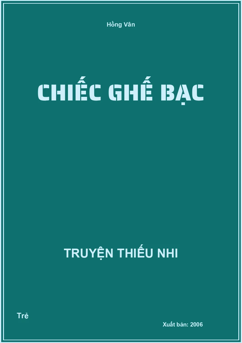 Chiếc Ghế Bạc