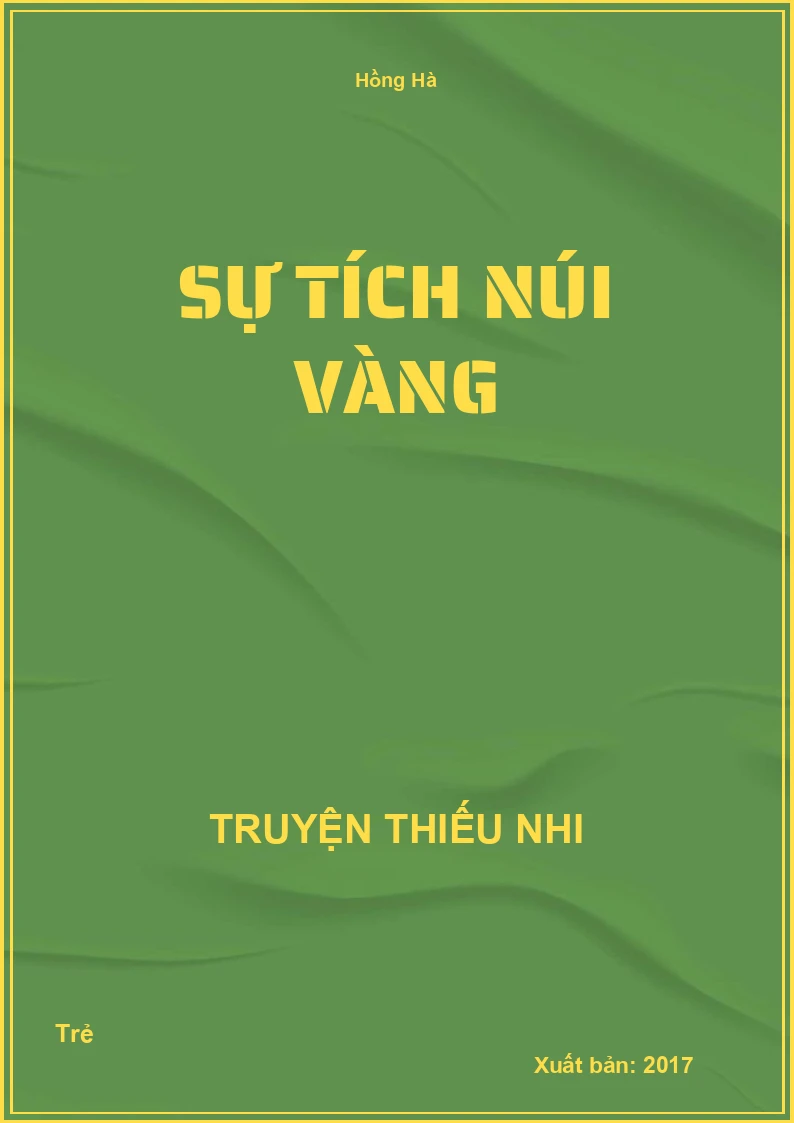 Sự Tích Núi Vàng