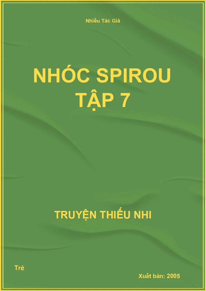 Nhóc Spirou Tập 7