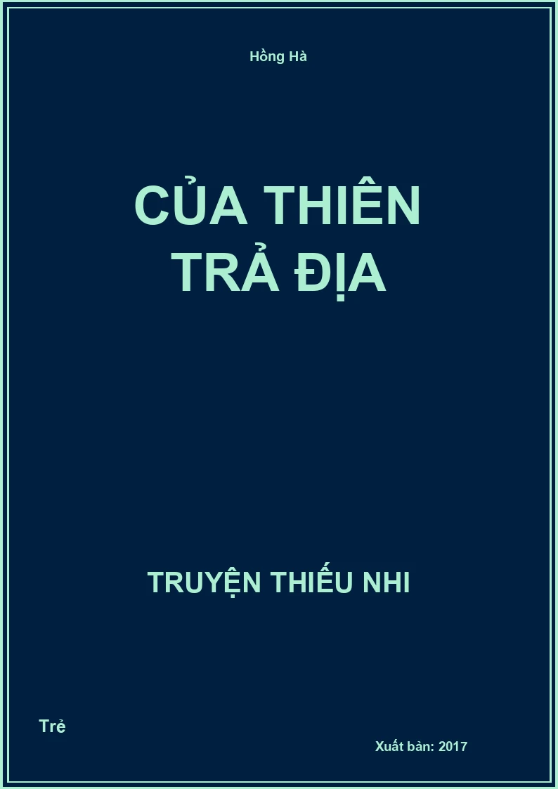 Của Thiên Trả Địa
