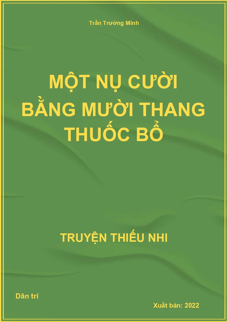 Một Nụ Cười Bằng Mười Thang Thuốc Bổ