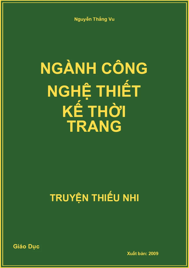 Ngành Công Nghệ Thiết Kế Thời Trang