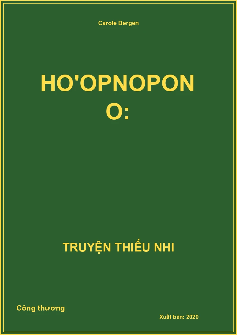 Ho'Opnopono: