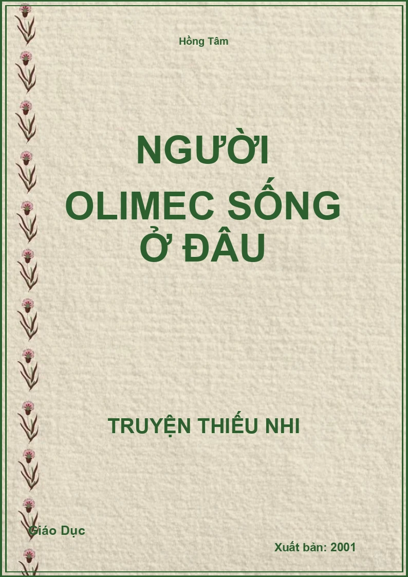 Người Olimec Sống Ở Đâu