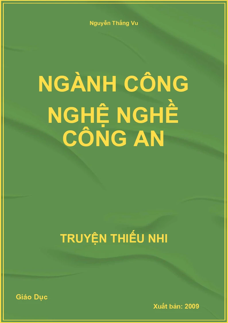 Ngành Công Nghệ Nghề Công An