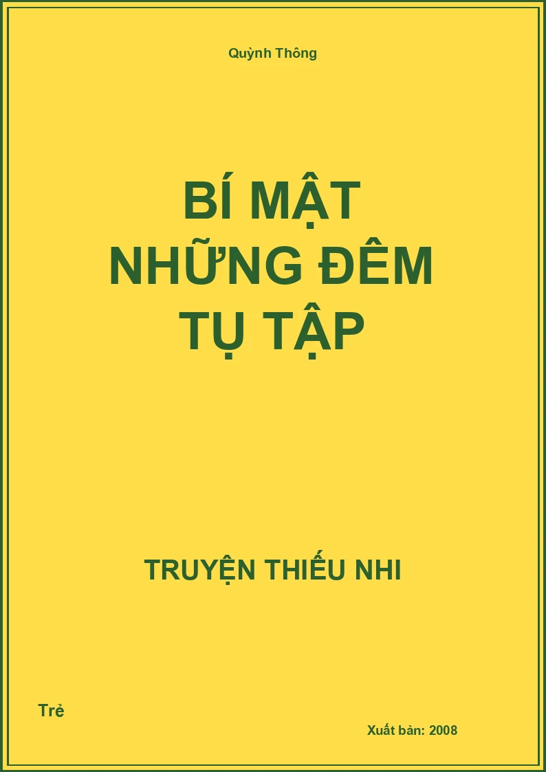 Bí Mật Những Đêm Tụ Tập