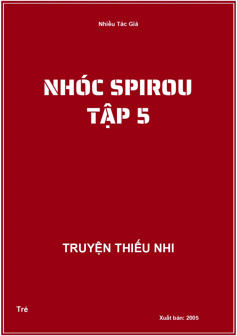 Nhóc Spirou Tập 5