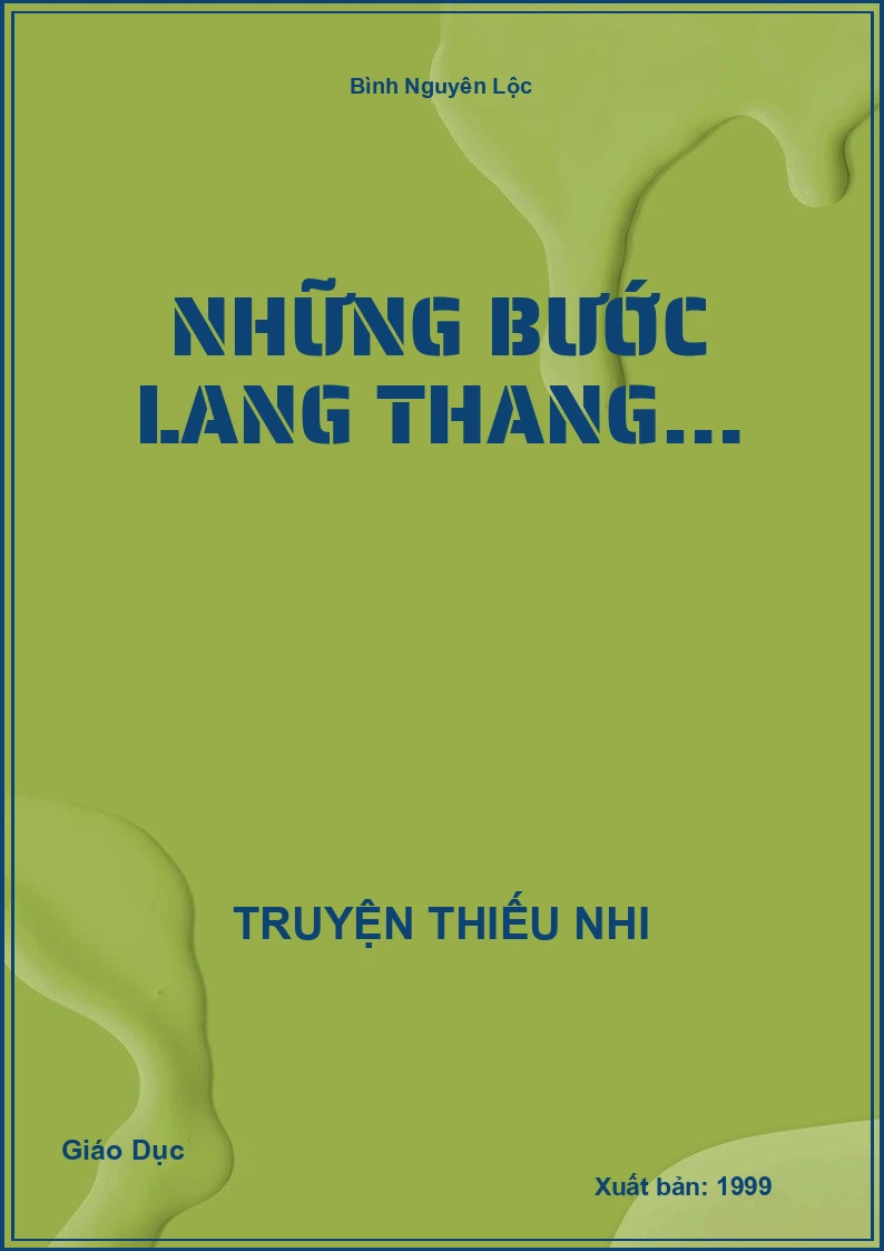 Những Bước Lang Thang…