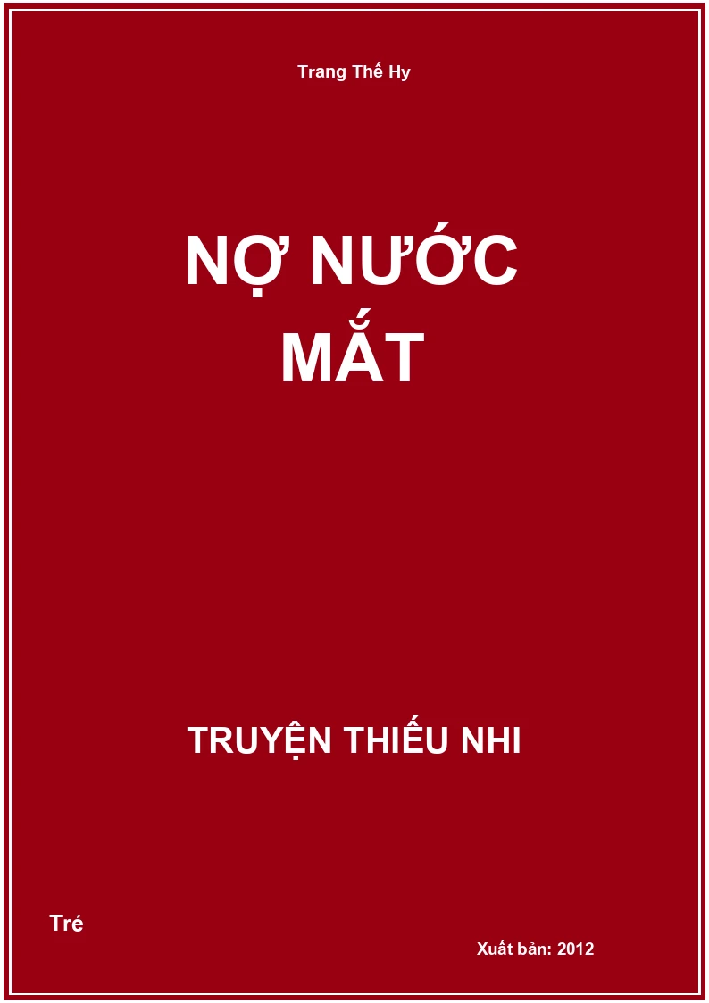 Nợ Nước Mắt
