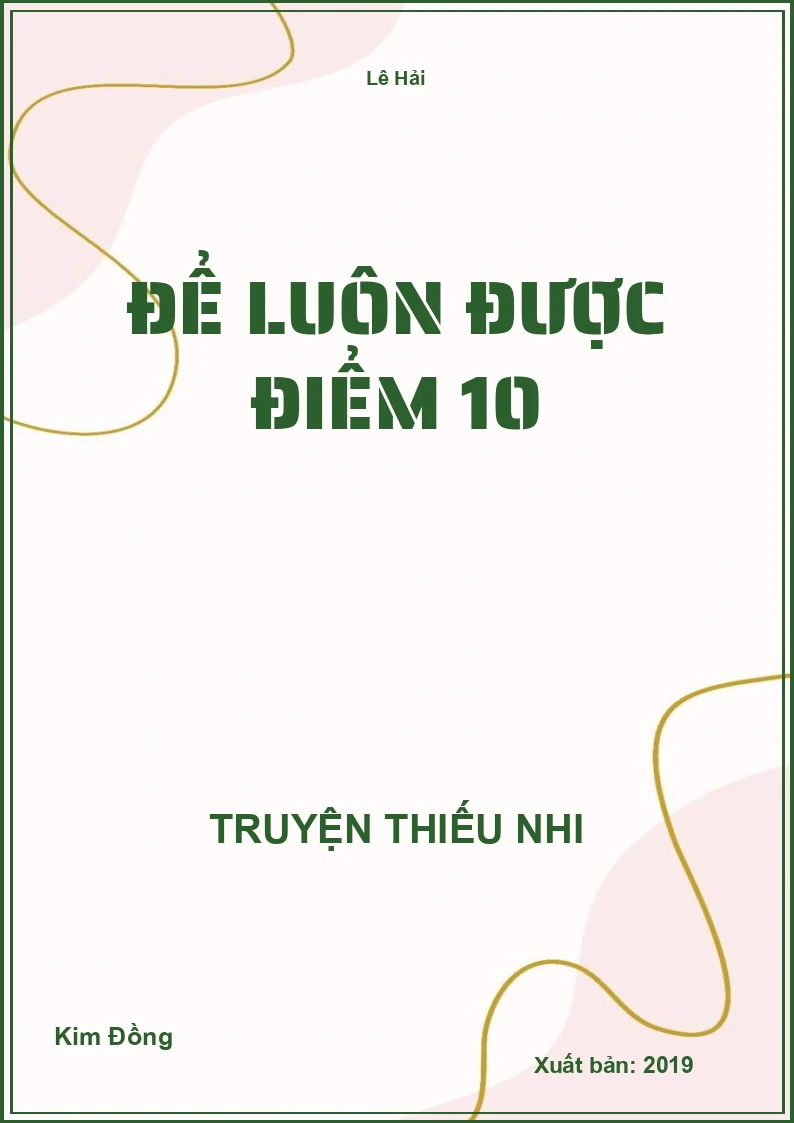 Để Luôn Được Điểm 10