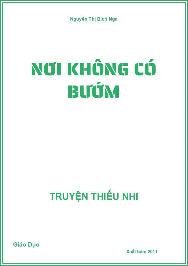 Nơi Không Có Bướm