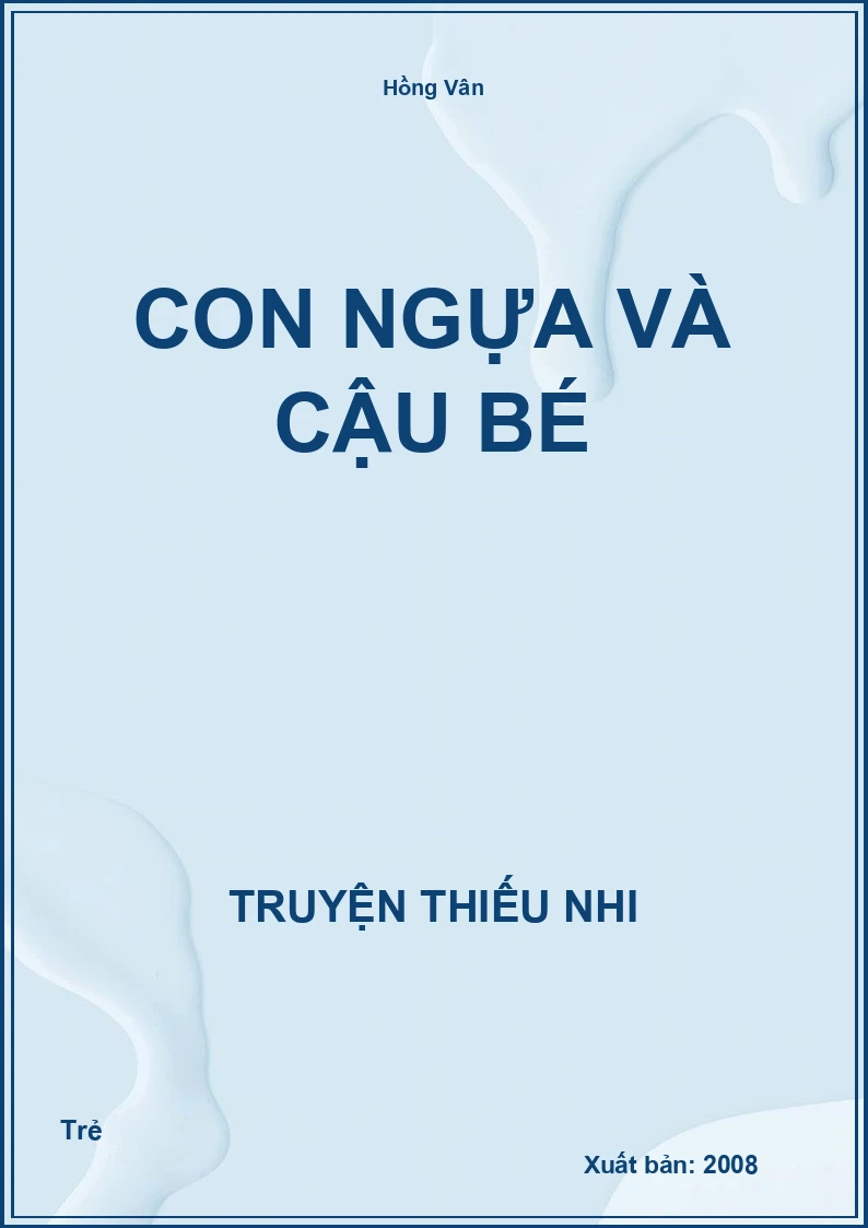 Con Ngựa Và Cậu Bé