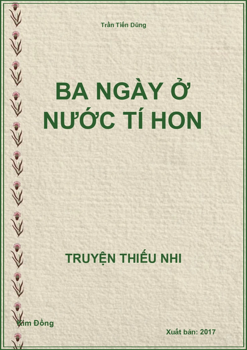 Ba Ngày Ở Nước Tí Hon