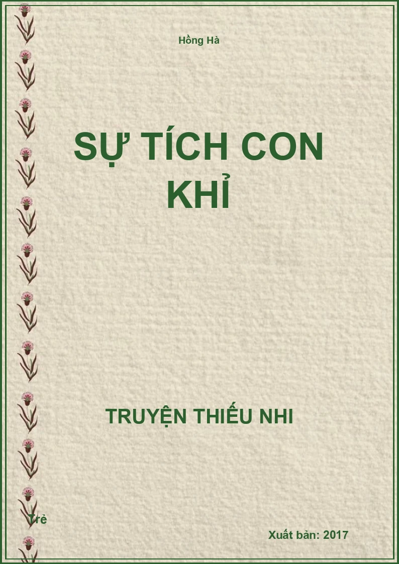 Sự Tích Con Khỉ