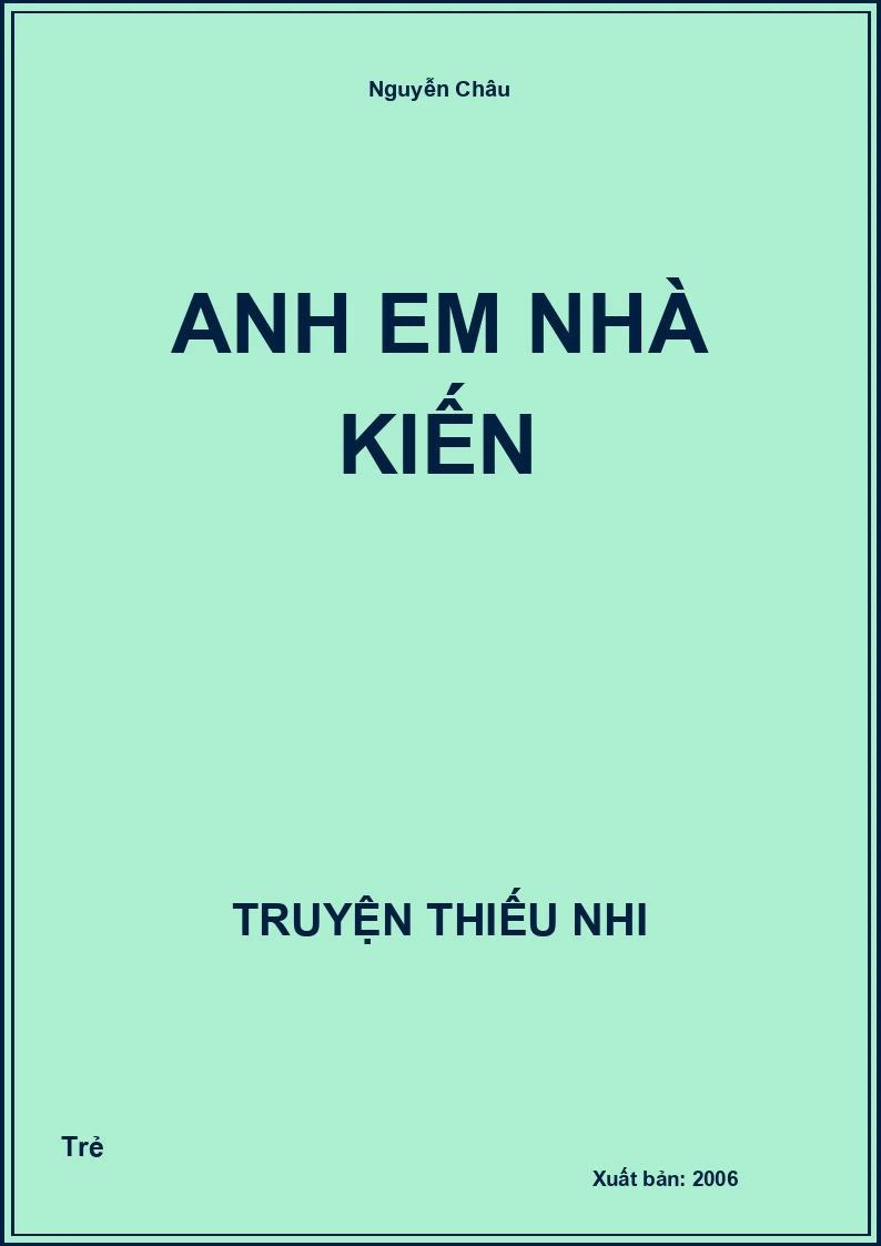 Anh Em Nhà Kiến