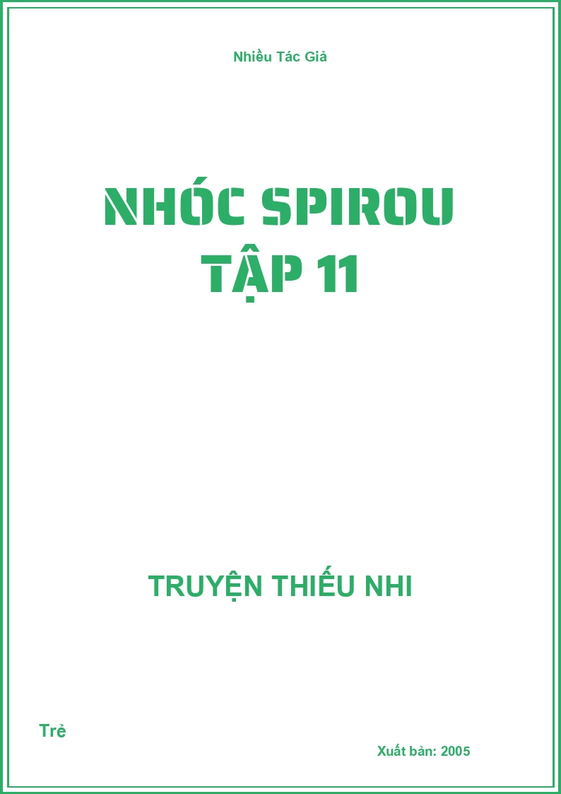 Nhóc Spirou Tập 11