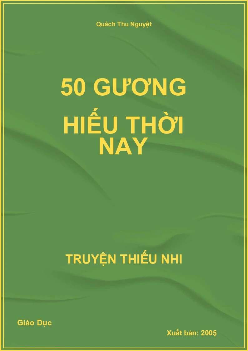50 Gương Hiếu Thời Nay