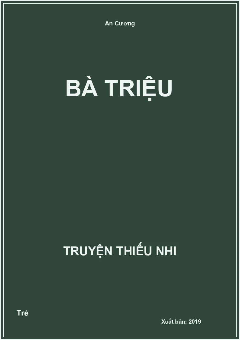 Bà Triệu