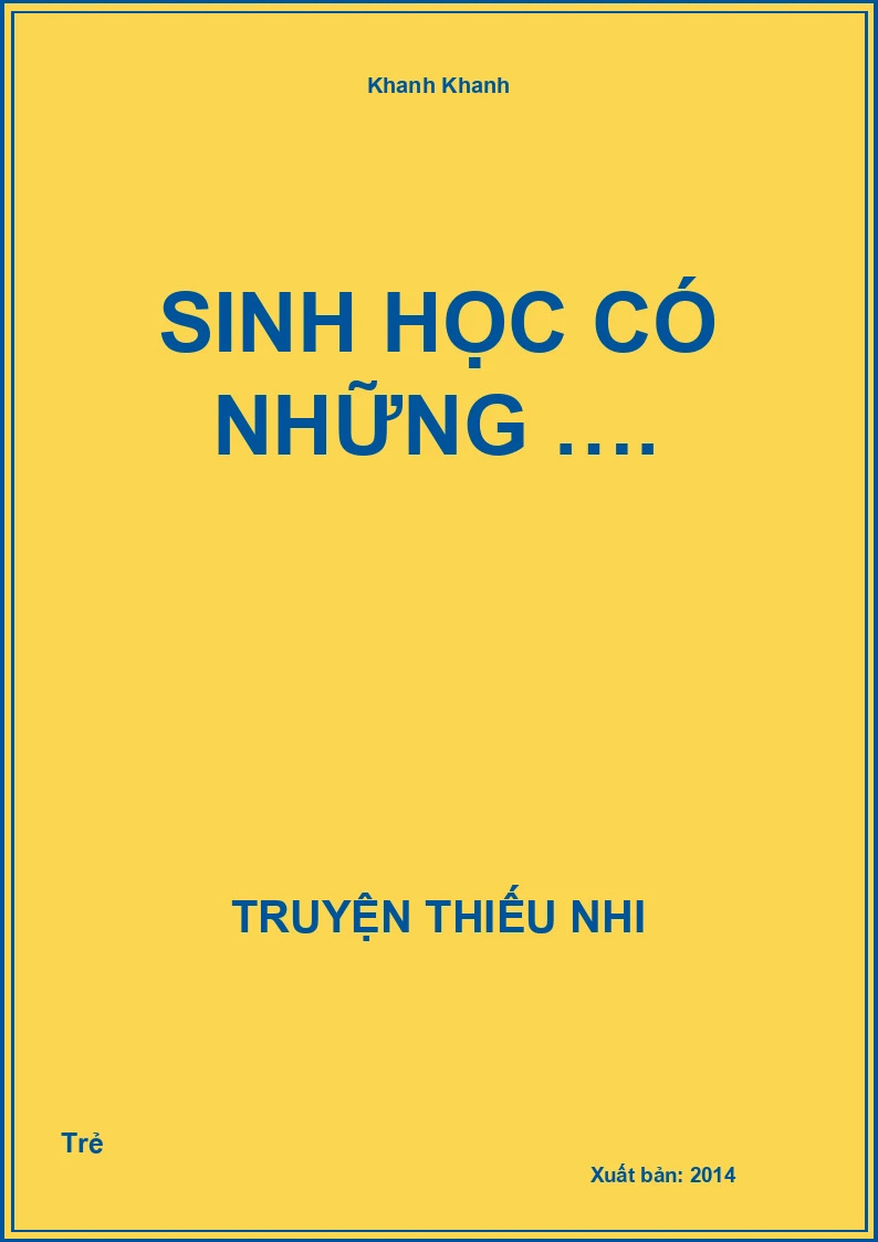 Sinh Học Có Những ….