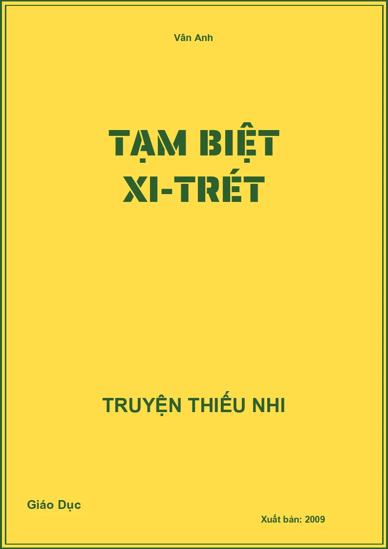 Tạm Biệt Xi-Trét