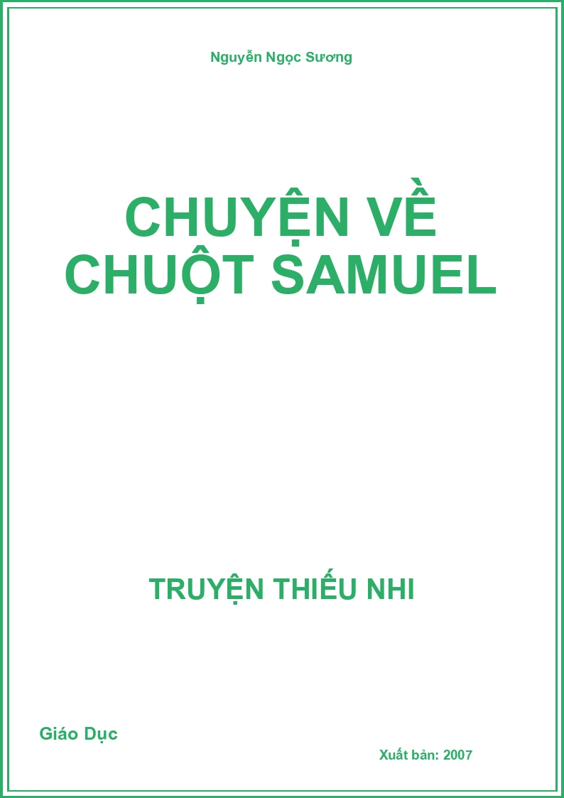 Chuyện Về Chuột Samuel