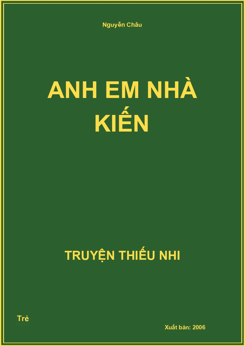 Anh Em Nhà Kiến