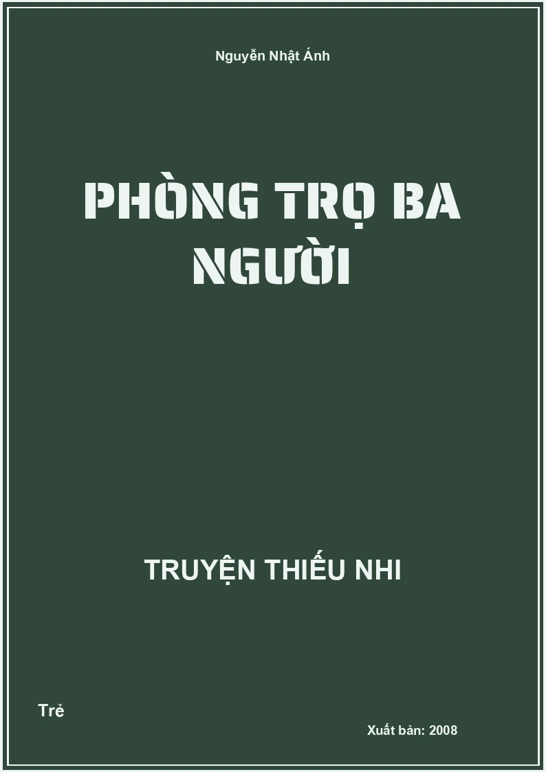 Phòng Trọ Ba Người