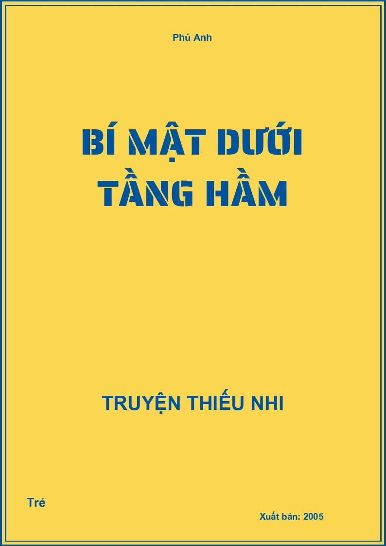 Bí Mật Dưới Tầng Hầm