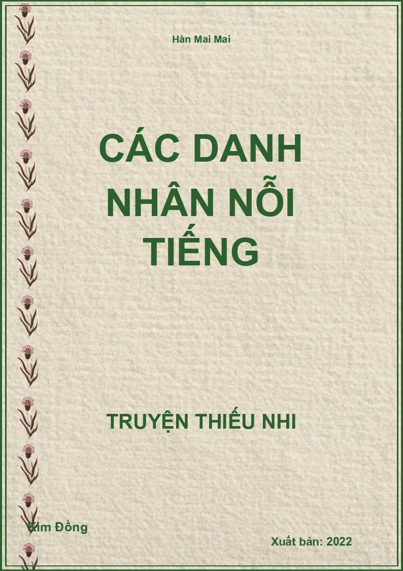 Các Danh Nhân Nổi Tiếng
