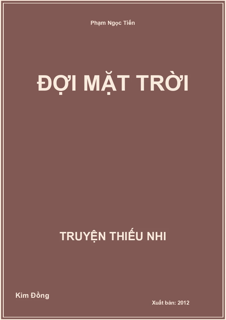 Đợi Mặt Trời