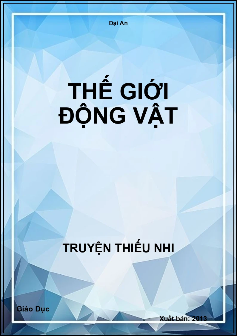 Thế Giới Động Vật