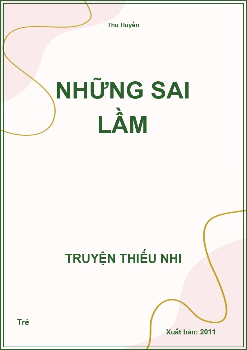 Những Sai Lầm